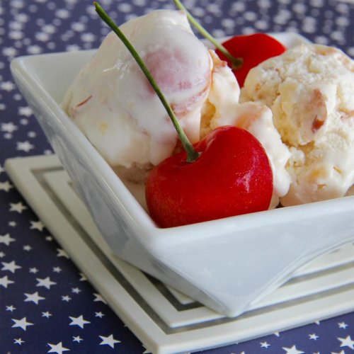 Vanilla Cherry Ice Cream