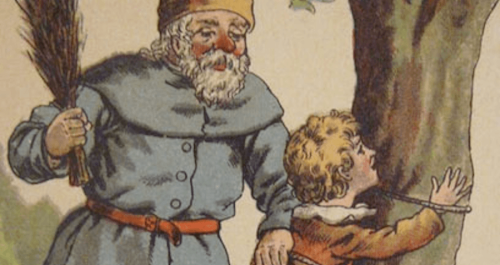 Meet Belsnickel, The German Anti-Santa Who Throws Kids' Sweets On The Floor And Beats Them With A Stick