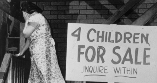 The Tragic Story Behind The Infamous 4 Children For Sale Photograph