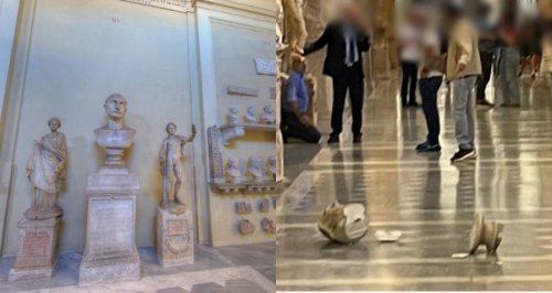 An American Tourist Just Smashed Two Ancient Roman Statues In The Vatican After Being Denied Permission To See The Pope