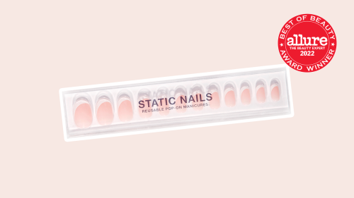 My $22 Nail Art Cheat: Static Nails Reusable Pop-On Manicures in Curved French Round