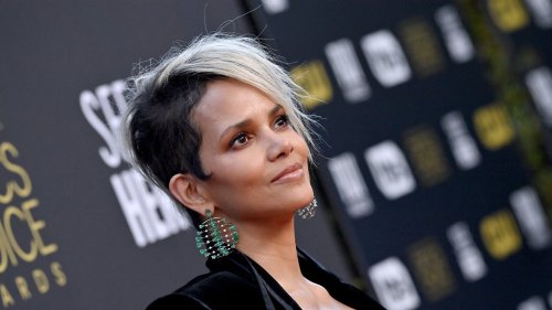 Halle Berry Dyed Her Pixie Cut Purple, and the Results Are Stunning — See Photos
