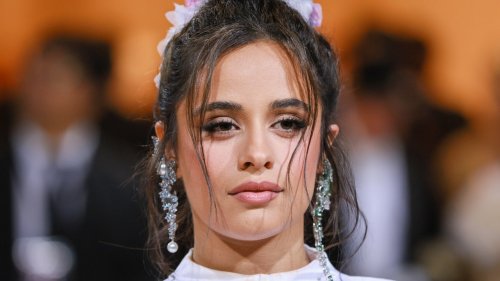 Camila Cabello Is in Her Wednesday Era With Black Lipstick and a Faux ...