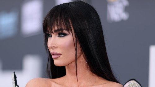 Megan Fox Looks Like a Y2K Prom Queen in This Messy Updo With Face-Framing Tendrils