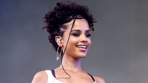 Tyla's Neon Rose Coachella Nails Are Her Brightest Manicure Yet