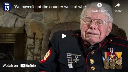 'Our Country's Gone To Hell': 100-Year Old WWII Veteran Breaks Down in Tears in Heartbreaking Interview - All You Need Free