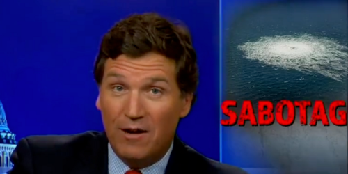 Watch: Tucker Carlson baselessly accuses the United States of sabotaging Russia's Nord Stream Pipelines