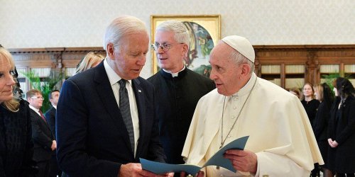 Biden has been welcomed by Pope Francis — but shunned by right-wing US Catholics: report