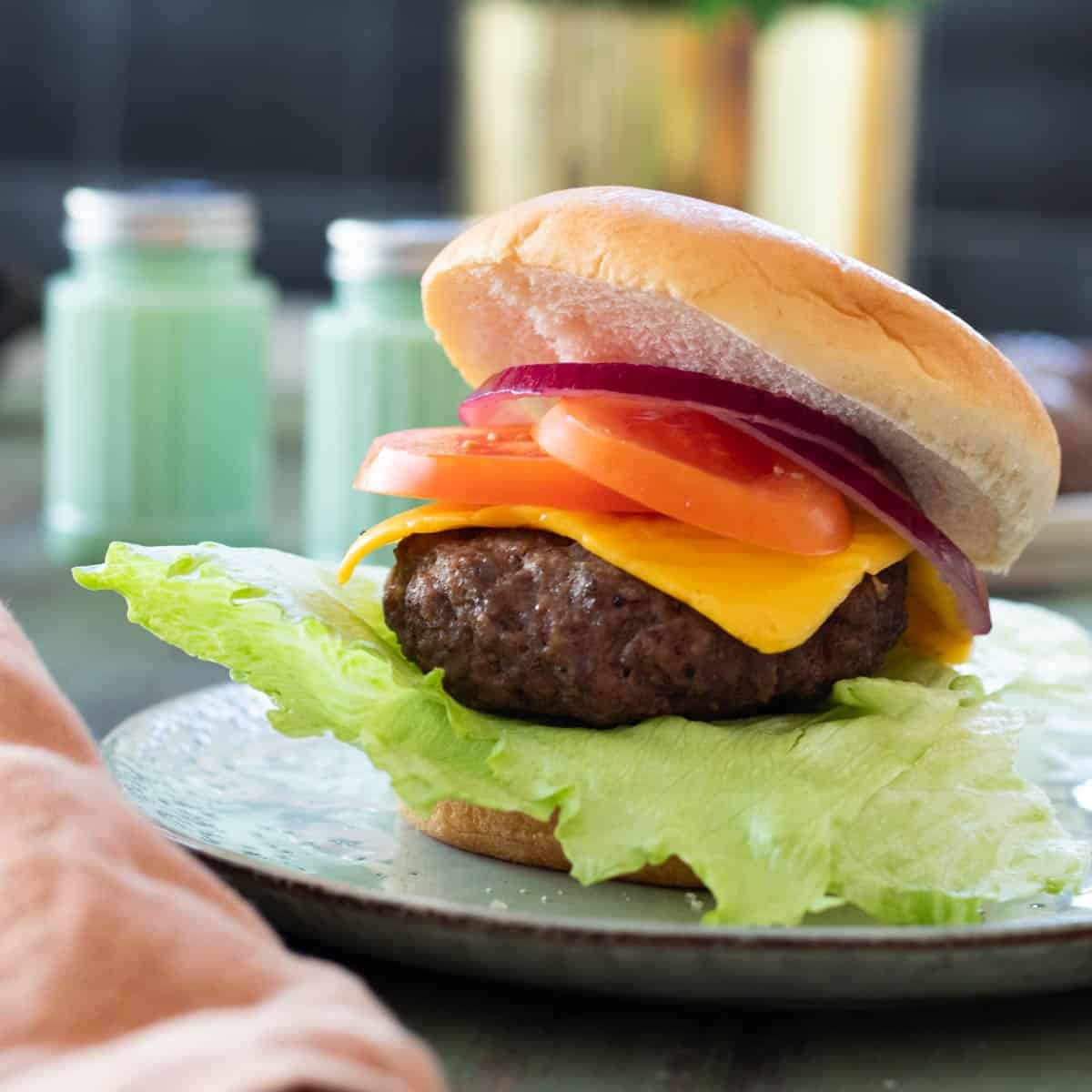 Hamburgers in Air Fryer