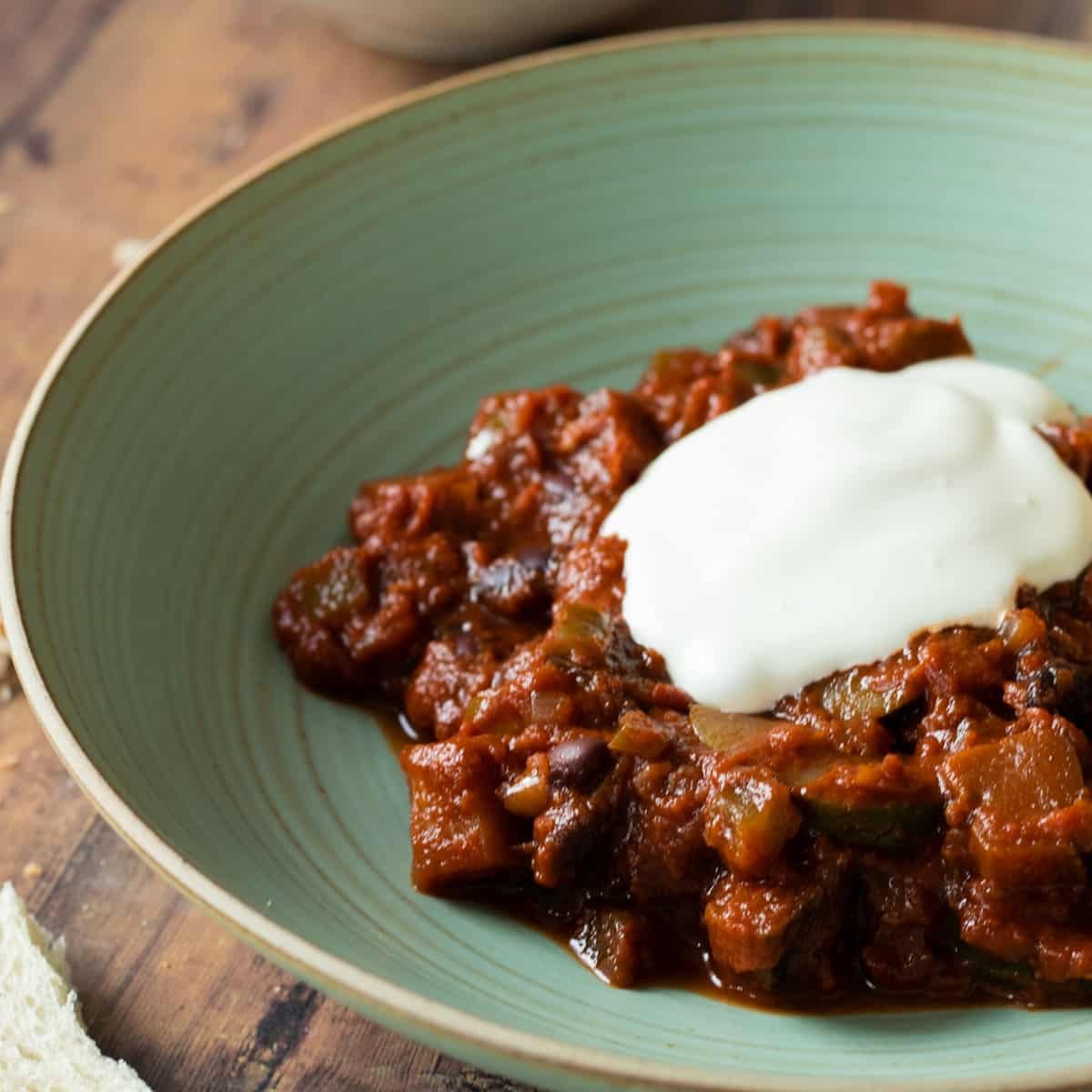 Easy Vegetarian Chili Sin Carne with Black Beans