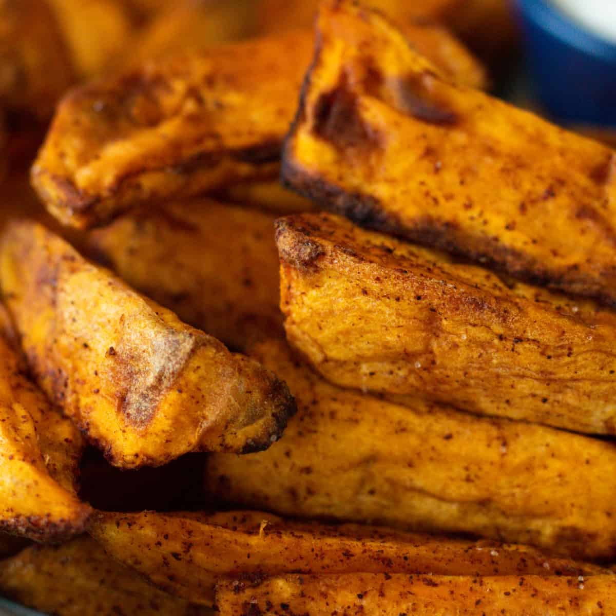 Air Fryer Sweet Potatoes with Cinnamon