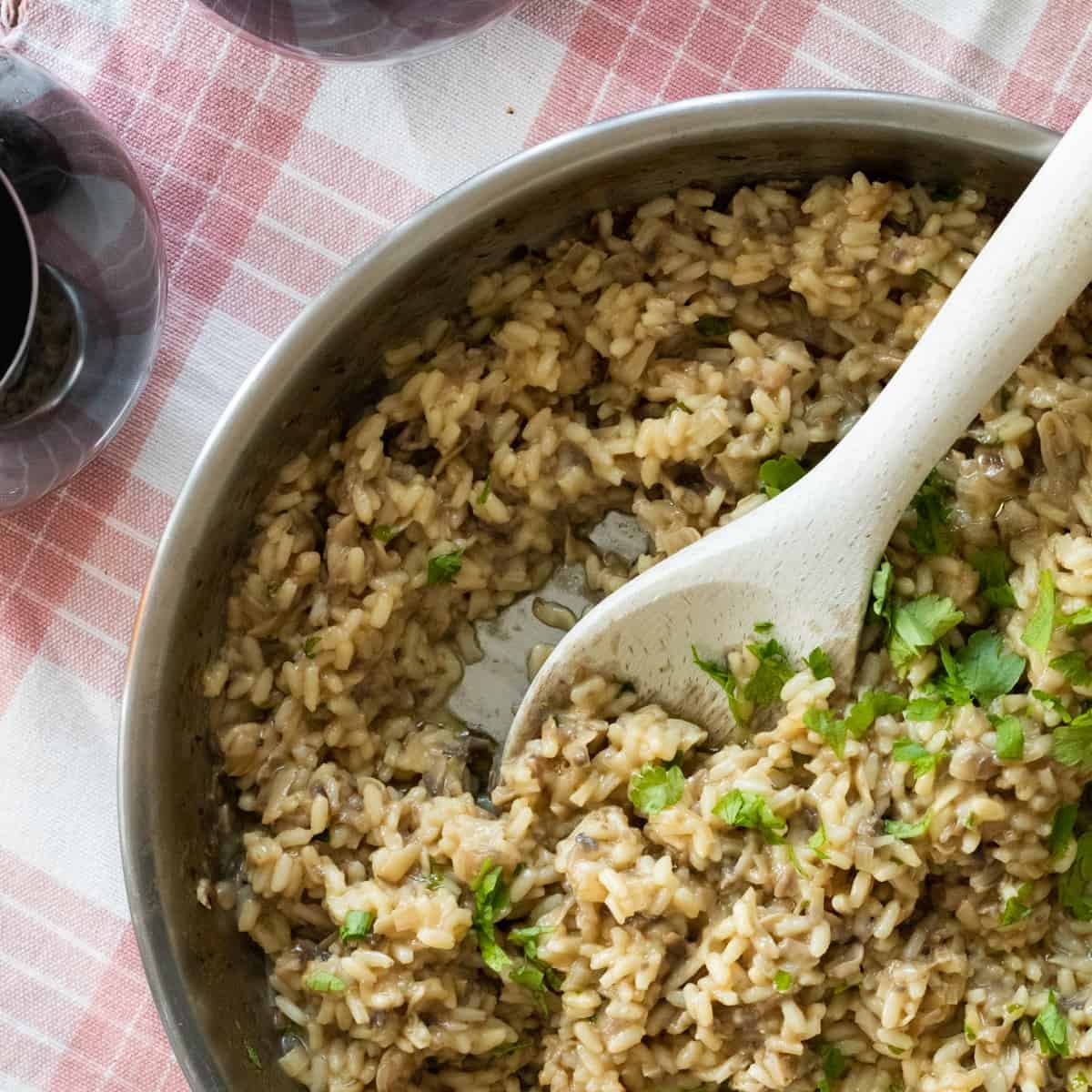 Mushroom Truffle Risotto