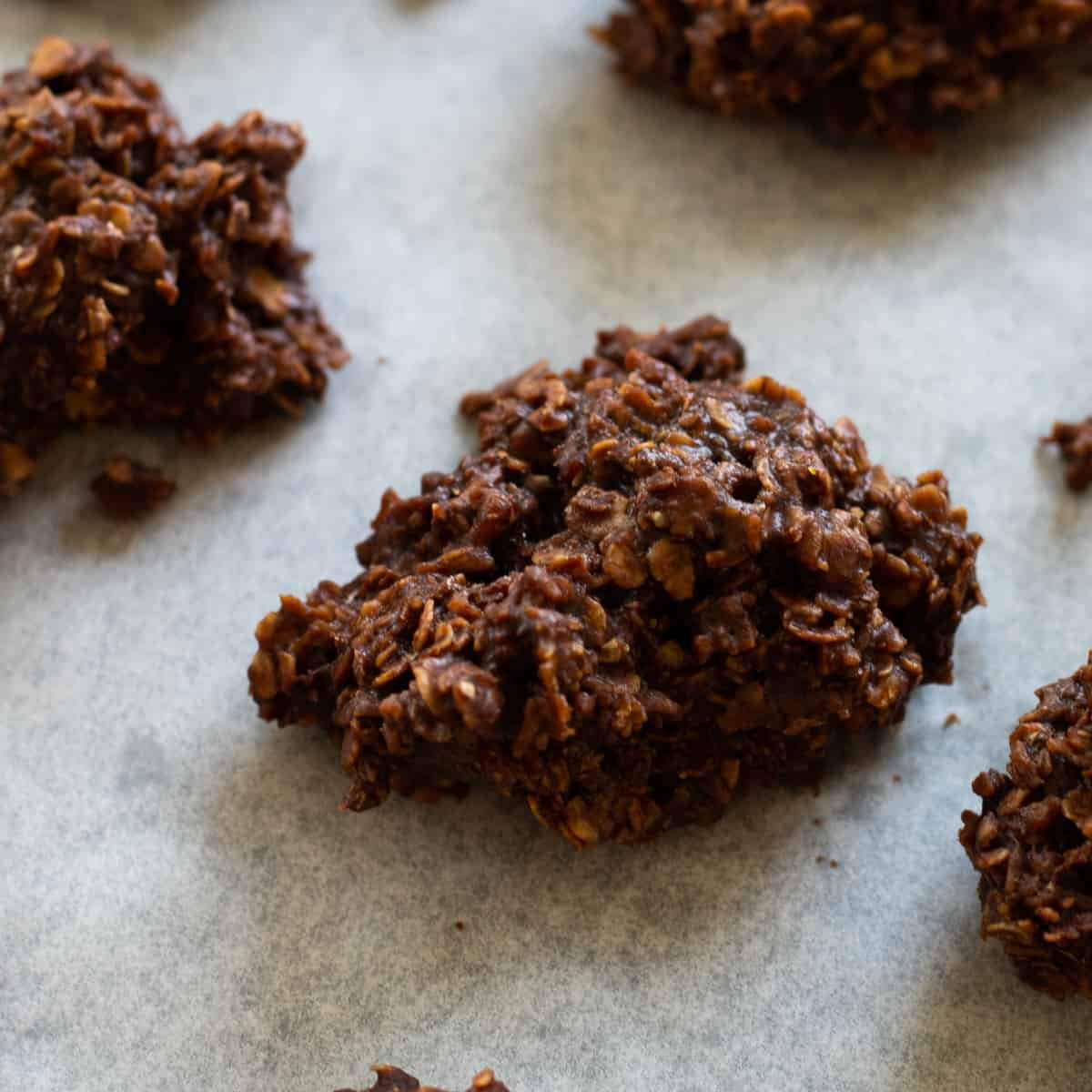 No Bake Cookies without Peanut Butter