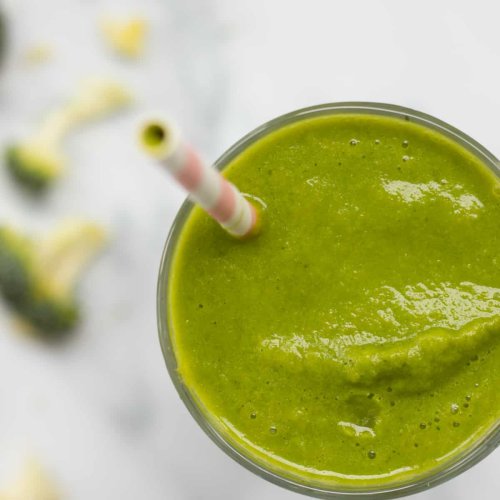Broccoli Smoothie with Carrot & Pineapple - always use butter