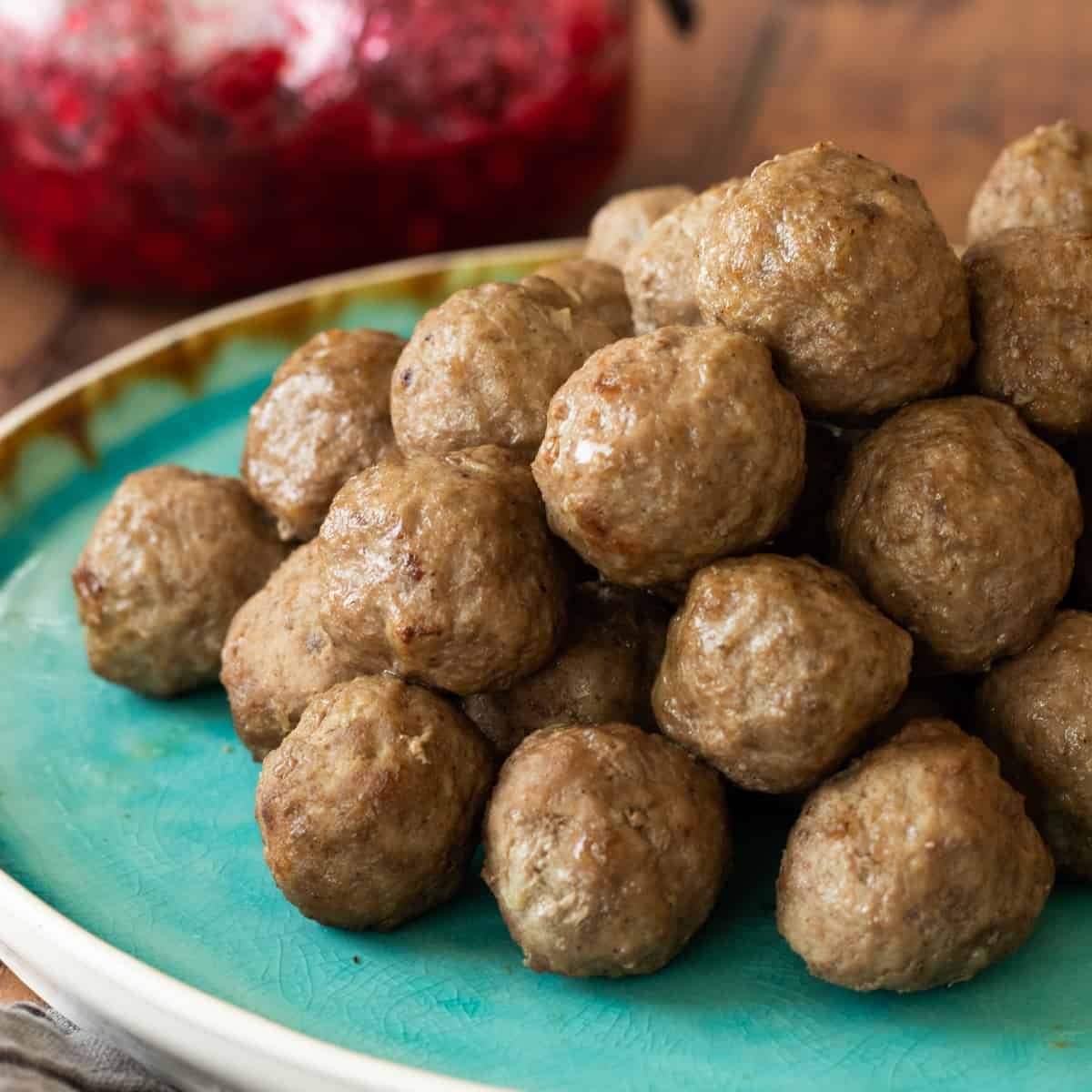Easy Juicy Air Fryer Meatballs
