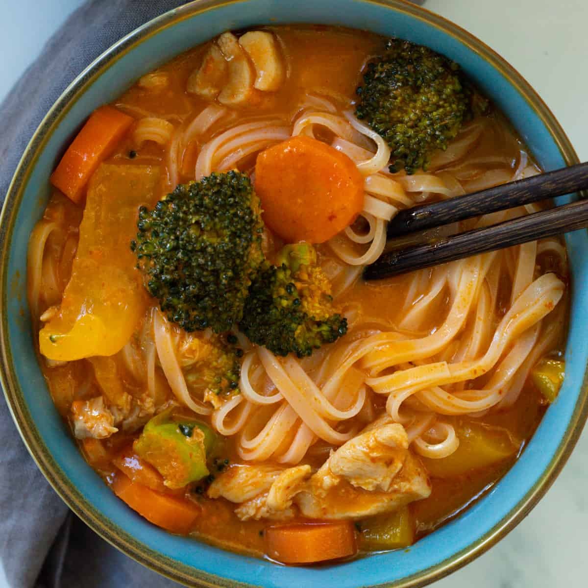 Spicy Chicken Noodle Soup