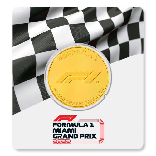 Formula 1® Miami Grand Prix 1.5 oz Gold Coin 2022