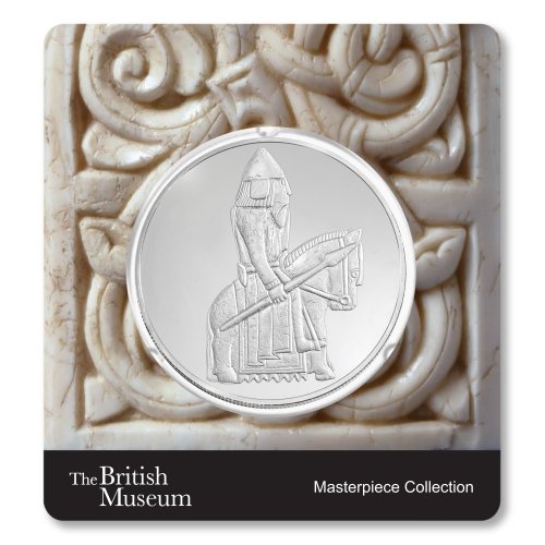 British Museum Lewis Chessman The Knight 2.5 oz Silver Coin | Rosland…