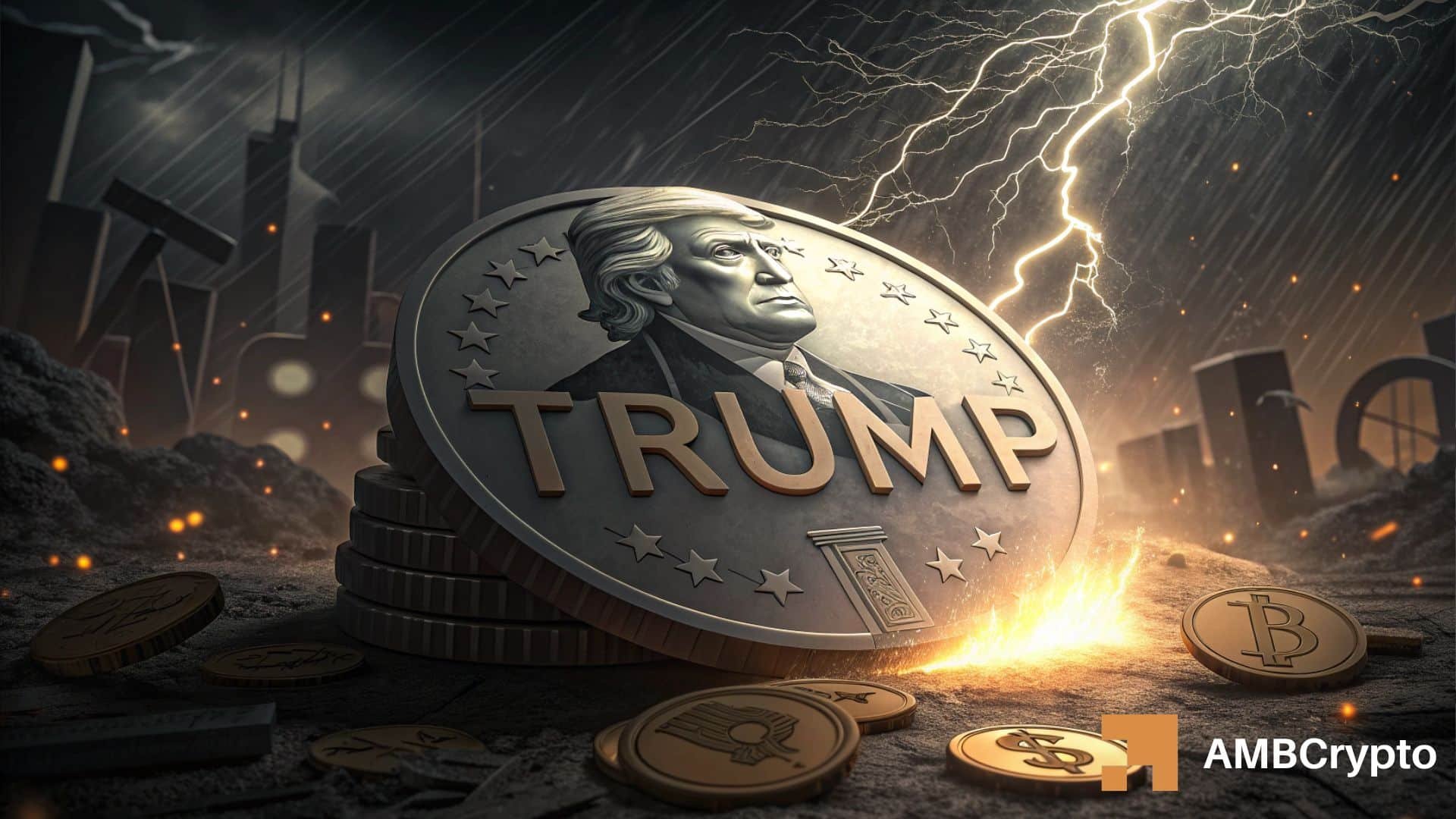 $14.8M whale activity puts pressure on TRUMP's price, but is $4.80 next?