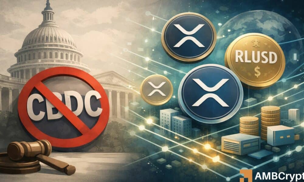 Why U.S. lawmakers signing against CBDC could be bullish signal for XRP?