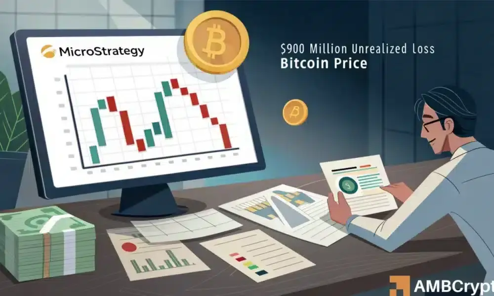 Can Saylor’s Strategy ride out Bitcoin’s slide as losses cross $900mln?