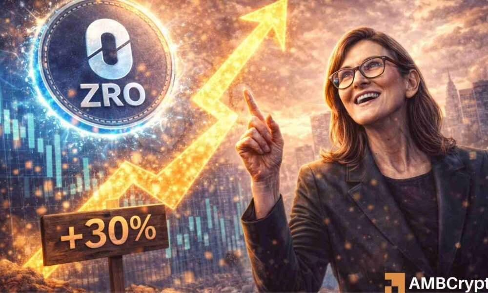 LayerZero’s ZRO jumps 30% after Cathie Wood backs ‘Zero’ chain