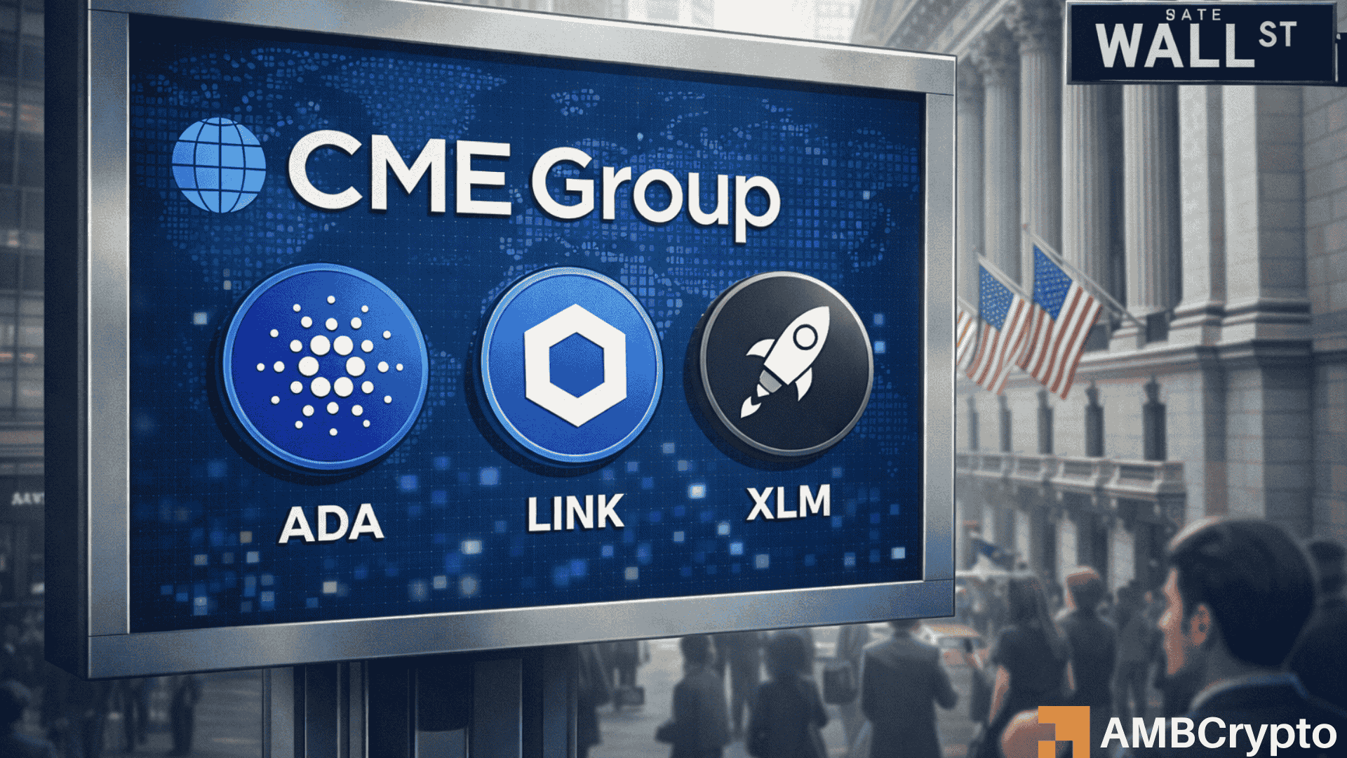 CME expands regulated crypto futures with Cardano, Chainlink and Stellar contracts