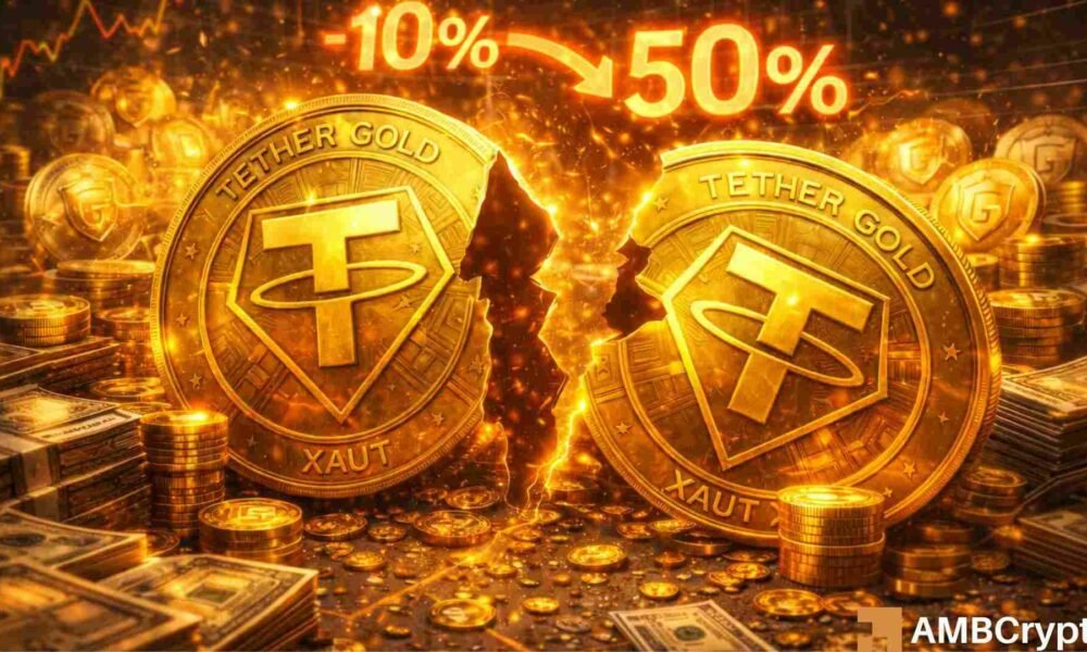 Tether buys 27 tons of gold, but its tokenized market share slips – Why?