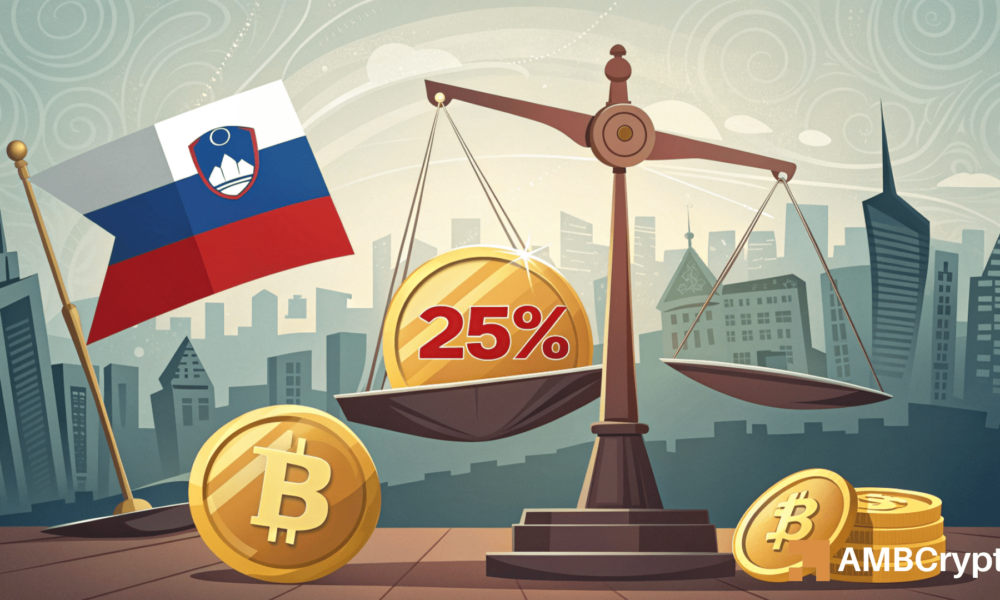 Slovenia plans 25% crypto profit tax – Will your gains survive?