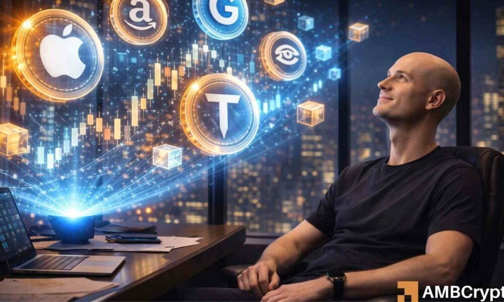 Coinbase CEO calls tokenized stocks ‘inevitable’ amid CLARITY Act uncertainty