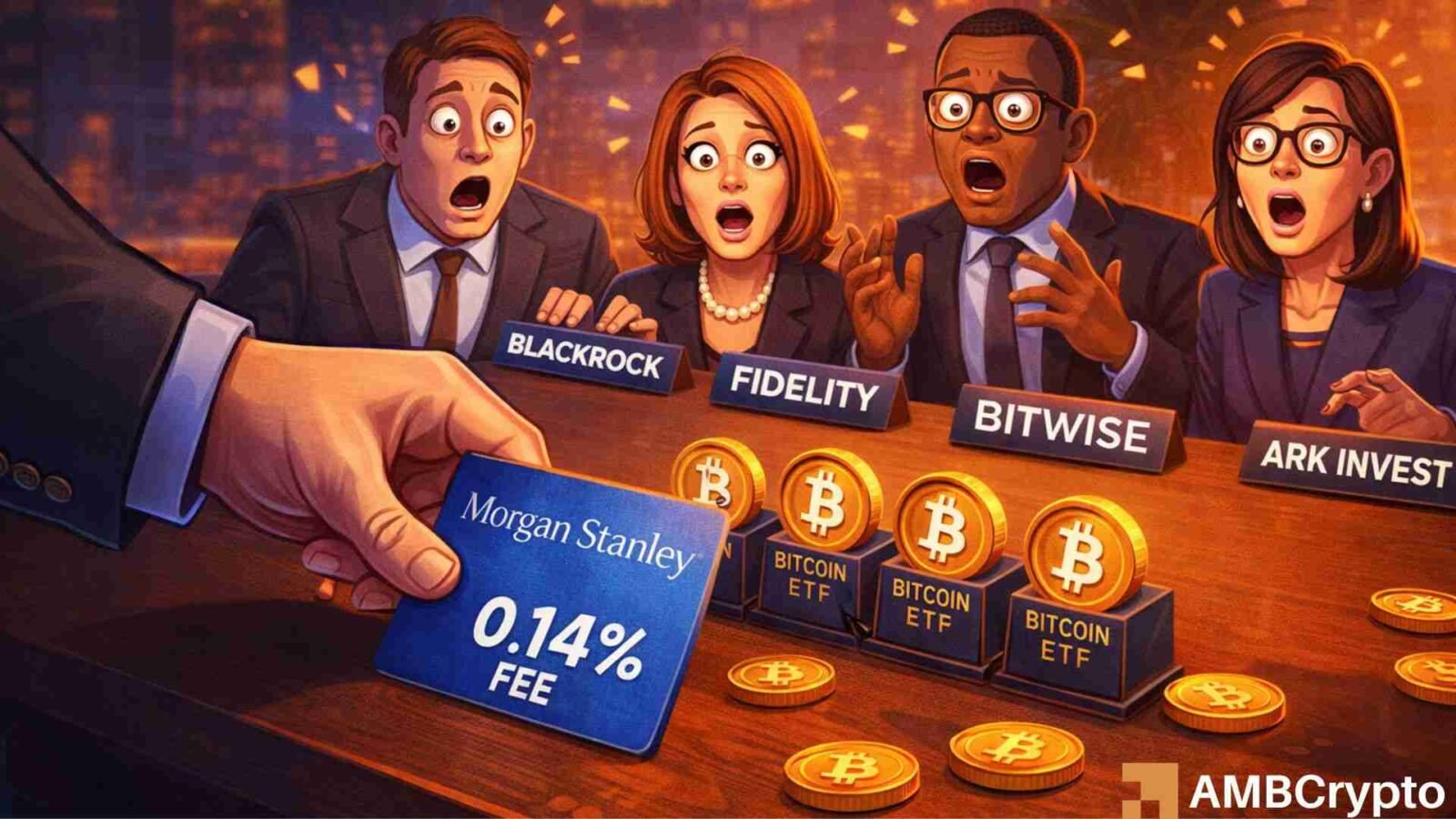 ‘Semi-shock’ Morgan Stanley Bitcoin ETF will be 44% cheaper than BlockRock’s IBIT!