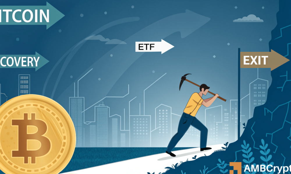 Bitcoin ETF holdings dip below warning level, but it may not affect BTC’s breakout