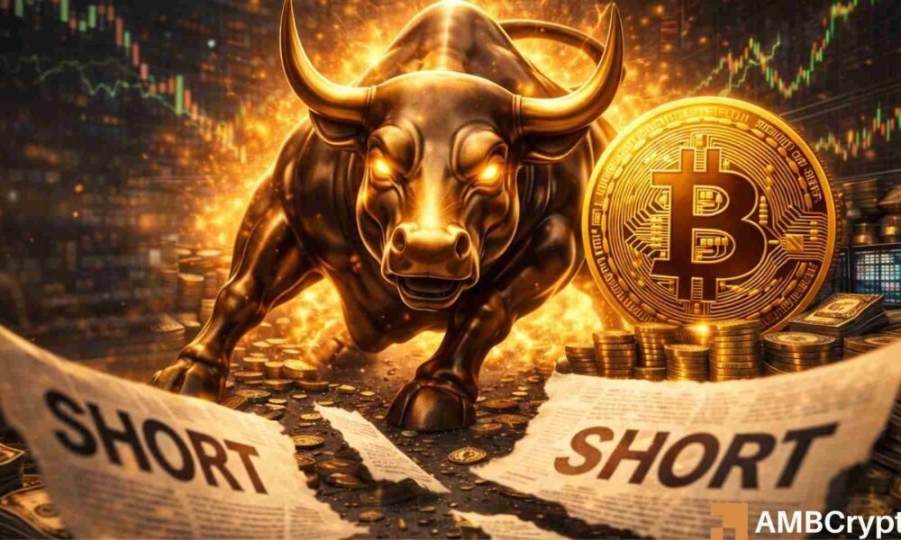 Bitcoin shorts drop 82%, hedge funds cut exposure – Rally or more caution?