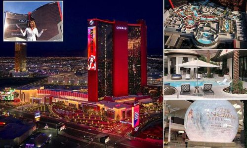 Dazzling footage of Resorts World Las Vegas – the first new hotel on the Strip in over a decade