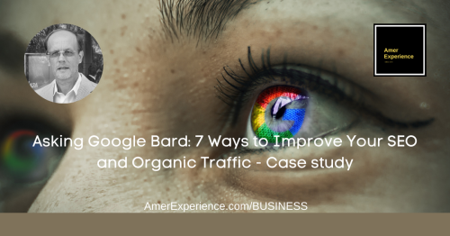Asking Google Bard: 7 Ways to Improve Your SEO and Organic Traffic - Case study