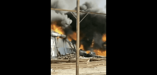 VIDEO: Protesters set massive fire to Chinese quarantine camp: Report
