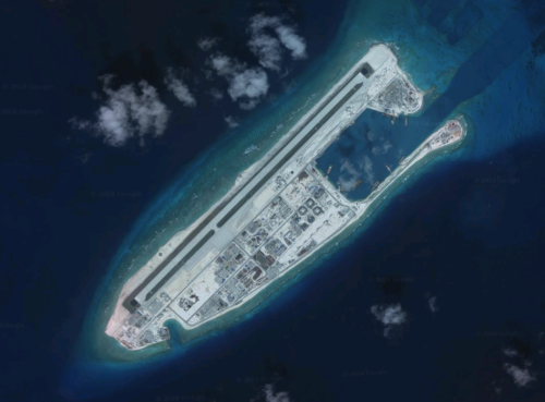 Imagery shows China still building on Subi Reef in South China Sea