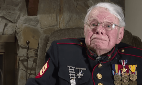 100-year-old WWII vet cries over state of the US: ‘Our country’s gone to hell’