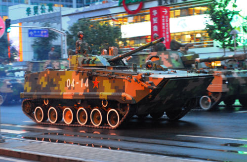 China sending troops and tanks to Russia
