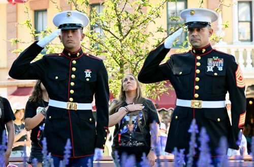 Camp Pendleton Marine killed in Kabul honored with posthumous medal at Disneyland