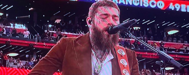 Post Malone’s “America the Beautiful” Super Bowl Performance Has the Internet in Their Feelings