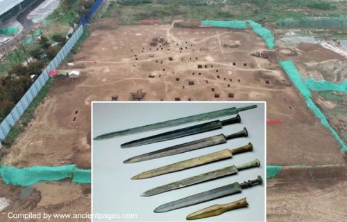 Well-Preserved Warring States Period Swords And Cultural Relics Discovered In Xiangyang, Hubei - Ancient Pages