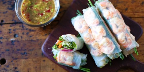 Fresh Vietnamese-Style Summer Rolls with Shrimp - Andrew Zimmern
