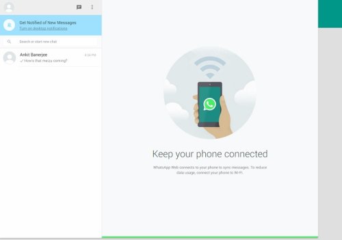 WhatsApp comes to the desktop, with a catch
