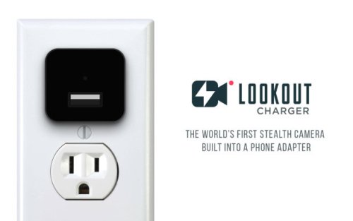Crowdfunding project of the week - LookOut Charger is a security camera disguised as a power brick