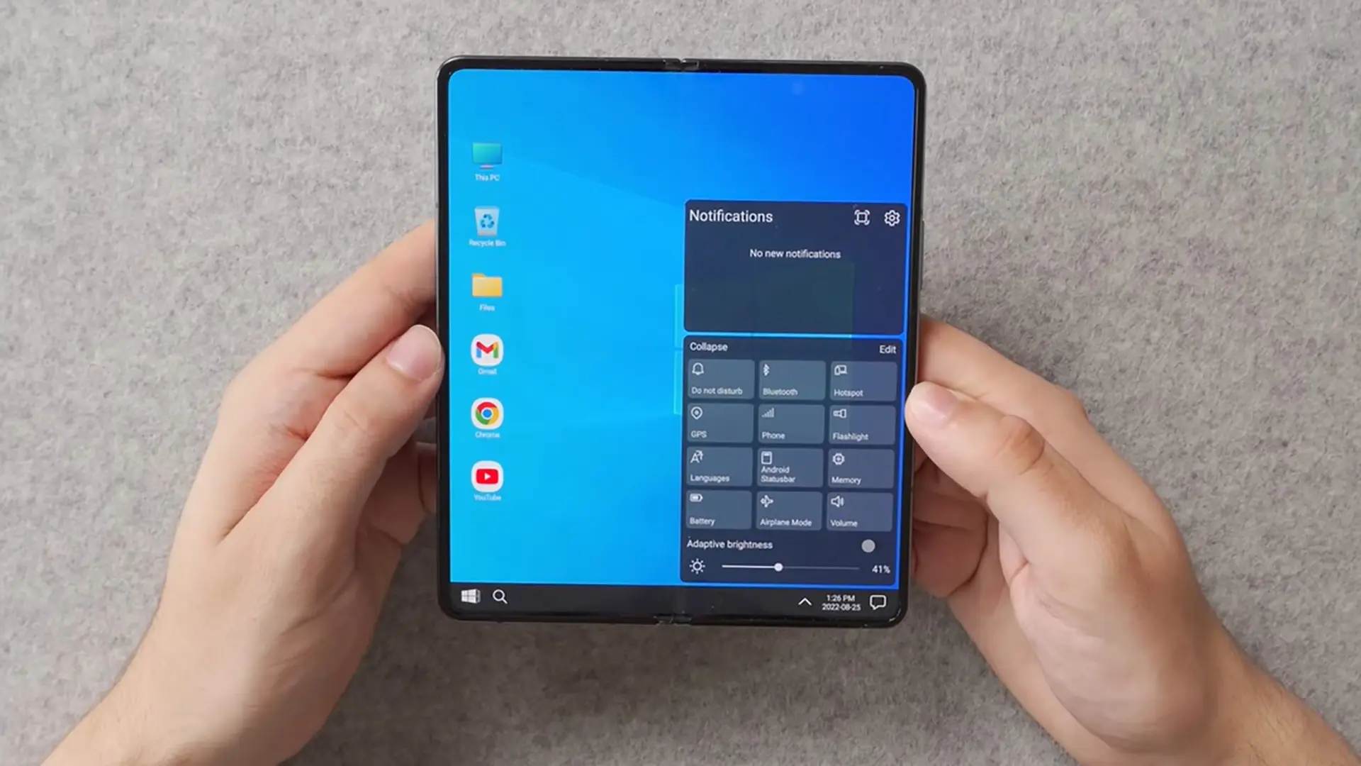 Check out this Galaxy Z Fold 4 modded to look like a Windows phone | Flipboard