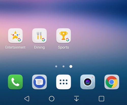 The Google app now lets you pin a few categories to your home screen as icons