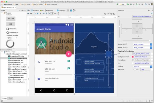 Google releases Android Studio 2.2 Preview with a new layout designer