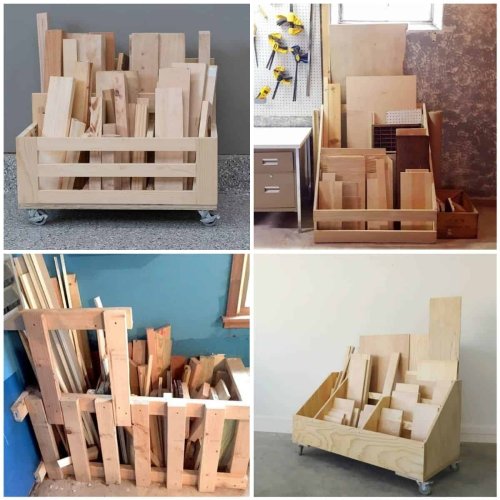 10 DIY Scrap Wood Storage Ideas to Keep Your Workshop Organized