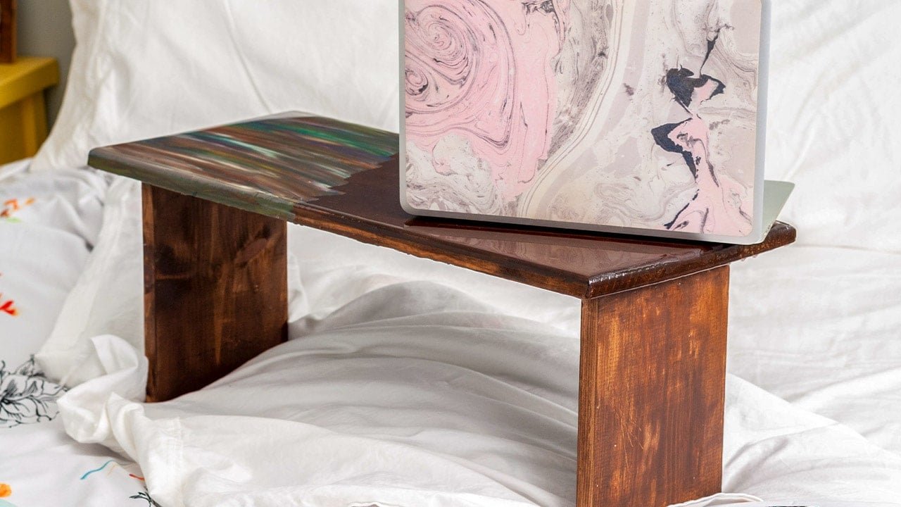 DIY Lap Desk With Epoxy Resin Top - Anika's DIY Life
